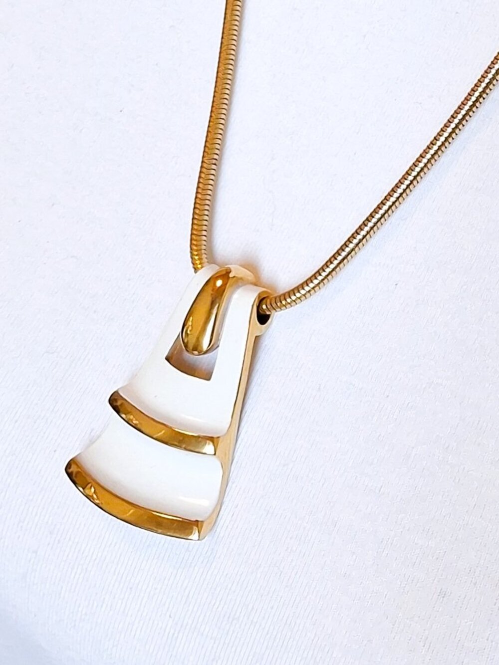 Trifari | Crown Trifari | MCM | Abstract Slide Necklace